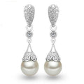 Long Pearl Earrings for Women - Korean Style Tassel Design