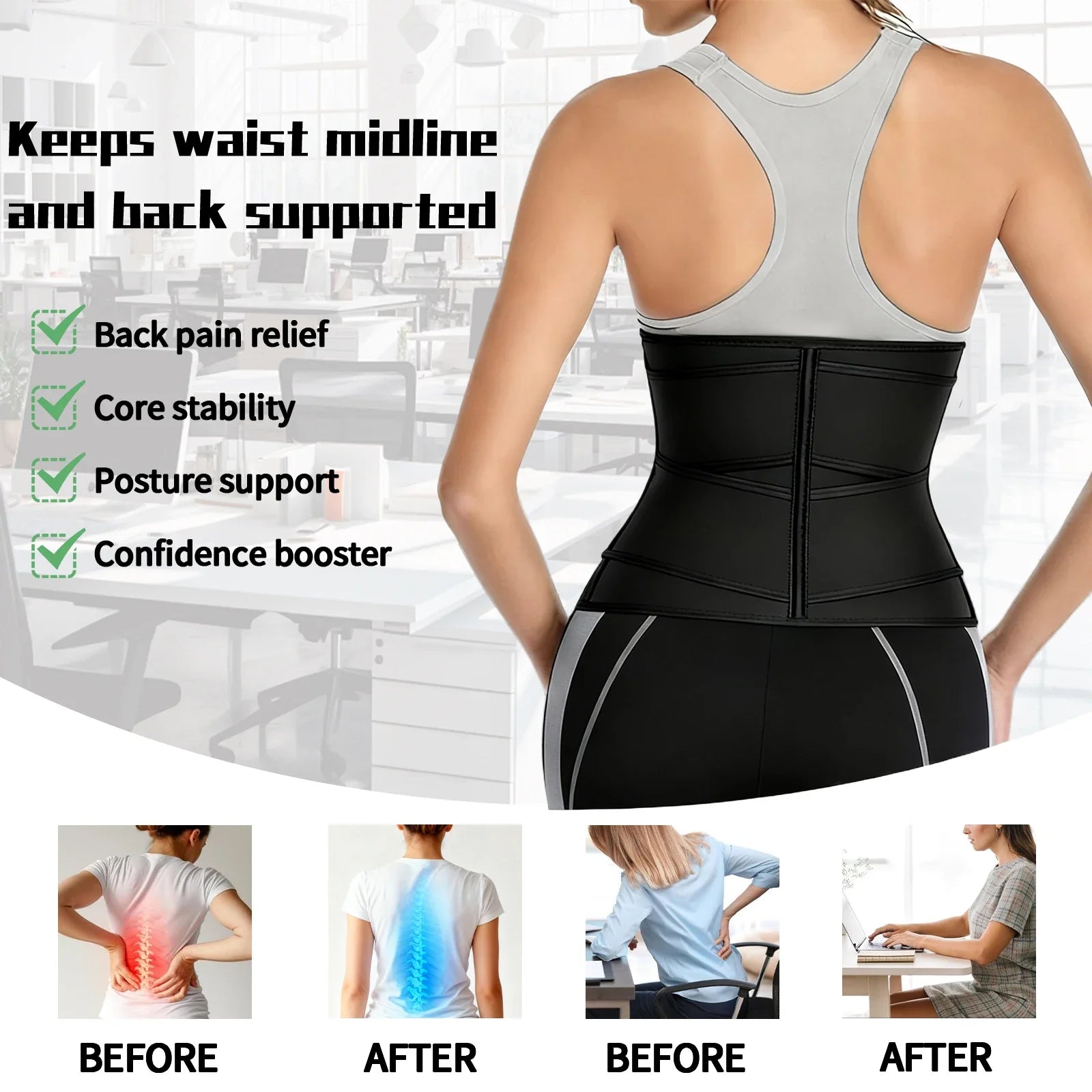 SlimFit Waist Trainer Corset